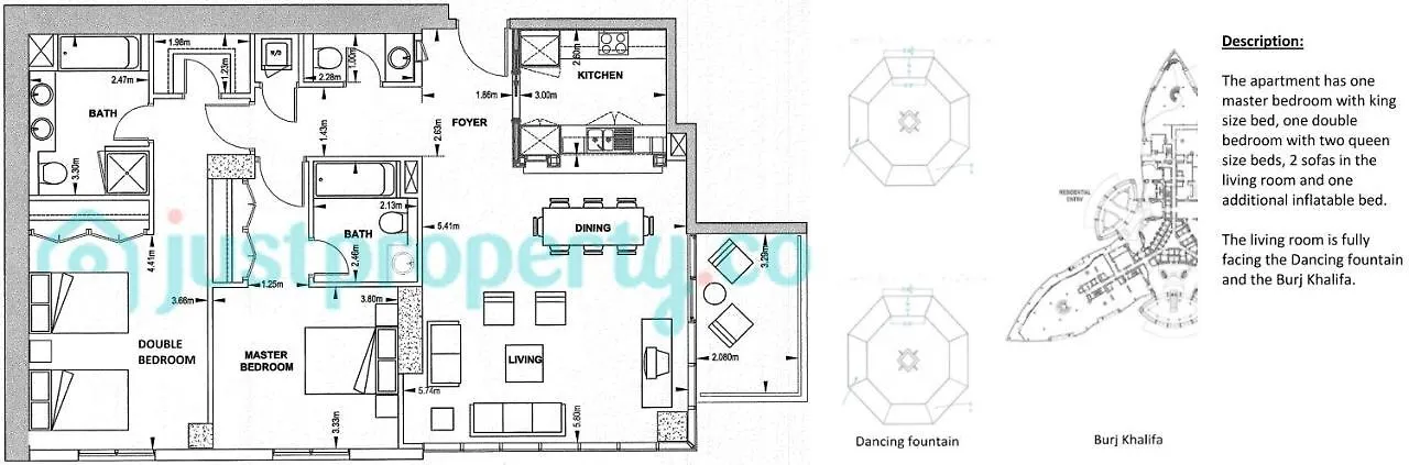 Elite Royal Apartment - Full Burj Khalifa & Fountain View - Ruby Dubai